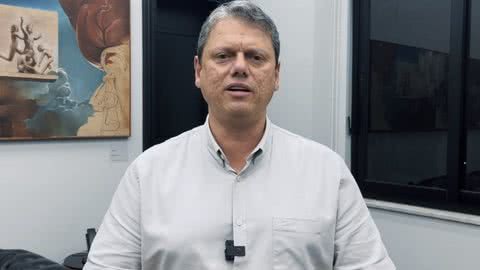 Tarcísio dá sinais de seu candidato preferido em Santos; assista ao vídeo - Imagem: reprodução I Divulgação