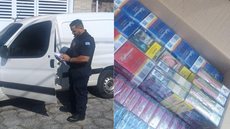 Carga de cigarros avaliada em mais de R$ 72 mil foi alvo de quadrilhas especializadas em roubo de produtos de alto valor - Foto: Prefeitura de Mongaguá