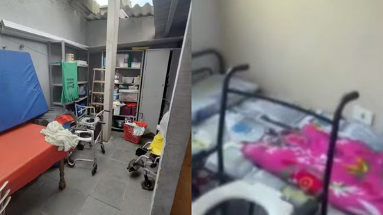 Abrigo apresentava condições insalubres e falta de higiene - Imagem: Reprodução