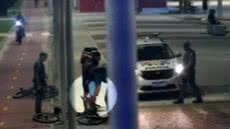 Ação rápida da Polícia Militar frustra possível assalto na Orla de São Vicente - Imagem: Reprodução/ CCO