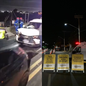 Acidente em São Vicente deixou feridos após condutor alcoolizado provocar colisão - Imagem: Reprodução | Redes Sociais
