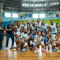 As meninas venceram os oito jogos que disputaram perdendo apenas um set - Foto: Divulgação
