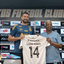 Luan foi apresentado pelo ex-jogador e ídolo do Santos, Antônio Lima dos Santos, 'Lima' - Imagem: Jelson Henrique/Rádio CBN Santos