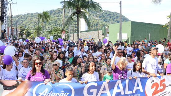 Moradores e voluntários devem participar do ato em defesa do direito à convivência familiar - Imagem: Richard Aldrin | Prefeitura Municipal de Praia Grande