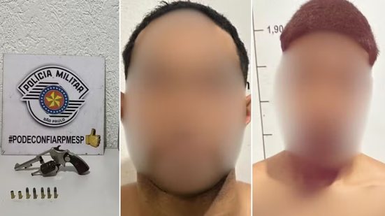 A Polícia Militar localizou os adolescentes em bicicletas e recuperou um revólver calibre .32 durante a abordagem na ciclovia - Foto: Polícia Militar