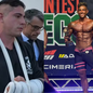 Homem foi interceptado na orla de Santos pela PM - Imagem: Matheus Croce/TV Tribuna