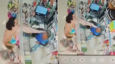 O caso ocorreu no último domingo e foi registrado como lesão corporal e ameaça. - Imagem: Reprodução