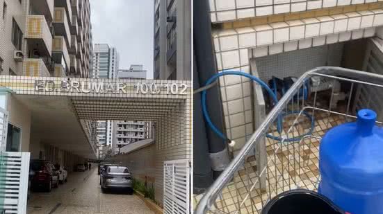 Moradores de condomínio na Pompéia foram orientados a suspender o uso da água da rede interna após a confirmação de contaminação nos reservatórios do edifício - Imagem: Arquivo Pessoal