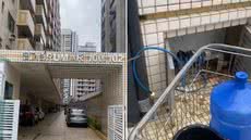 Moradores de condomínio na Pompéia foram orientados a suspender o uso da água da rede interna após a confirmação de contaminação nos reservatórios do edifício - Imagem: Arquivo Pessoal