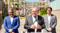 Geraldo Alckmin visita unidade da Unipar Carbocloro, em Cubatão, após modernização bilionária da planta industrial - Imagem: Cadu Gomes/Vice-Presidência da República