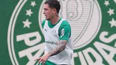 Anibal Moreno treinando com o time do Palmeiras - Reprodução/GE