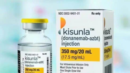 O Kisunla é o primeiro medicamento aprovado para tratar Alzheimer em estágios iniciais, como comprometimento cognitivo leve e demência leve - Imagem: Reprodução