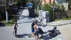 O grupo já havia cometido outro roubo em outra praia da região - Imagem: Reprodução