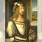 “Autorretrato com luvas” (1498), de Albrecht Dürer. - Imagem: Divulgação