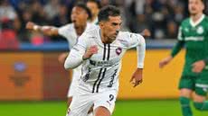 Alzugaray faz gol de penalti contra Palmeiras - Rodrigo buendia/ AFP