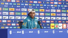 Em coletiva, Endrick detalha aprendizado com Neymar e projeta mata-mata contra a Noruega - Foto: Rafael Ribeiro / CBF