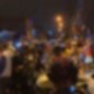 Viaturas da Polícia Militar foram atingidas por pedras durante operação para encerrar um baile funk irregular no bairro Quarentenário, em São Vicente - Imagem: Divulgação/39⁰ BPM/I