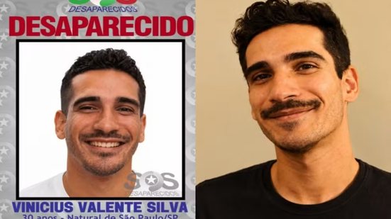 Vinícius Valente Silva, de 30 anos e natural do Guarujá, está desaparecido desde 6 de agosto, quando deixou um hostel na Lagoa da Conceição, em Florianópolis. Polícias de Santa Catarina e São Paulo atuam nas buscas - Imagem: Arquivo Pessoal