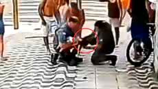 A rápida intervenção dos policiais militares foi crucial para reverter a situação crítica da criança em um momento de aflição - Imagem: Reprodução