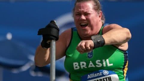Santista Beth Gomes garante ouros e recordes no Mundial de Atletismo Paralímpico - Imagem: reprodução Prefeitura de Santos