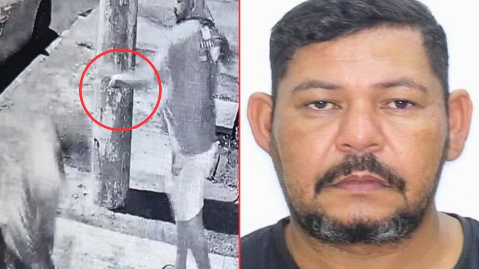 Imagens de câmeras de segurança ajudaram a identificar Betinho como o autor dos disparos que culminaram em um homicídio em Praia Grande - Foto: Divulgação/ Reprodução