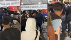 Confusão ocorreu após a saída da Polícia Militar, resultando em destruição de mesas e cadeiras, mas sem feridos - Imagem: Reprodução