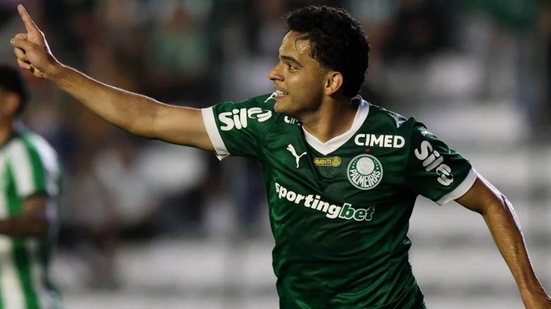 Bruno Rodrigues comemora gol pelo Palmeiras - Cesar Greco/ Reprodução/ Palmeiras