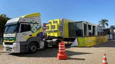 Carreta Missionária da Junta de Missões Nacionais está instalada no bairro Marapé, em Santos, e oferece atendimentos gratuitos de saúde e outros serviços à população até sexta-feira (2) - Imagem:  Junta de Missões Nacionais