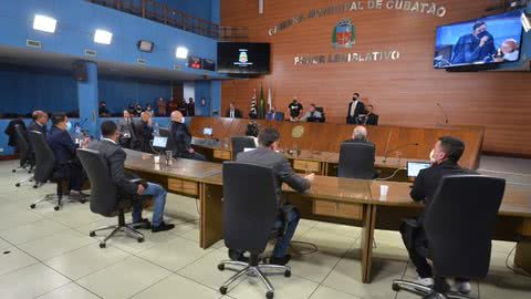 O projeto foi aprovado nesta terça (19) - Imagem: Câmara Municipal de Cubatão