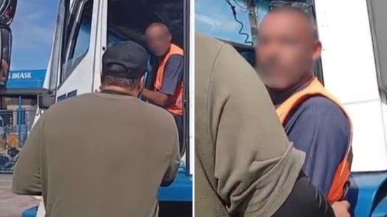 Investigado por violência sexual envolvendo uma criança foi preso durante operação da Polícia Civil realizada na região portuária de Santos - Imagem: Reprodução