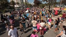 Trecho da orla de Santos voltará a receber atividades esportivas, culturais e recreativas durante os domingos a partir de 14 de junho - Imagem: Divulgação/Prefeitura de Santos