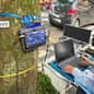 Equipamentos de alta precisão passaram a ser utilizados em Guarujá para avaliar a estrutura interna das árvores e identificar riscos de queda sem causar danos aos exemplares - Imagem: Divulgação/Prefeitura de Guarujá