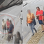 Câmera de segurança registra momento em que idosa segue com suspeitos antes de ter pertences levados em golpe em São Vicente - Imagem: Reprodução/Câmera de Segurança