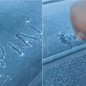Carro amanheceu coberto por geada em Apiaí após cidade registrar 1,8°C durante a madrugada desta terça-feira (12), uma das menores temperaturas do estado de São Paulo - Imagem: Arquivo Pessoal/Vitor Pina
