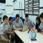 Estudantes da Etec de Praia Grande conquistaram medalha de bronze na 5ª Olimpíada Brasileira de Tecnologia com o projeto Libridge, aplicativo desenvolvido com foco em acessibilidade e inclusão - Imagem: Tv Tribuna