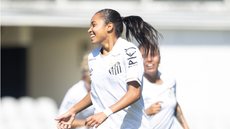 Cury marca seu primeiro gol pelo time profissional - Foto: Reinaldo Campos / Santos FC