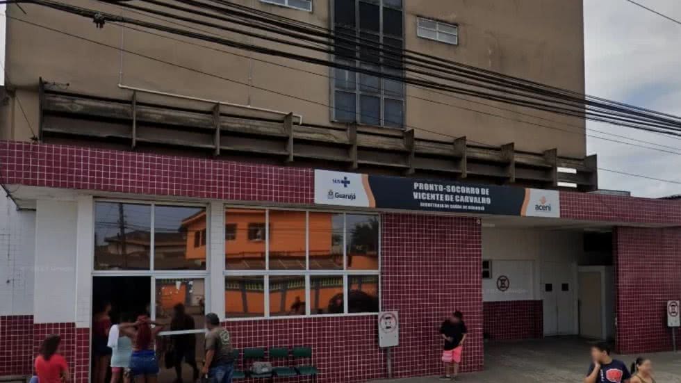 Intervenção policial foi necessária após paciente agredir equipe de saúde em Guarujá, destacando a importância da segurança nas unidades - Foto: Reprodução/ Google Street View