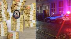 Agentes da PF realizam operação e prendem homem com cédulas falsas em Guarujá, investigando a origem do dinheiro - Foto: Divulgação/ Polícia Federal