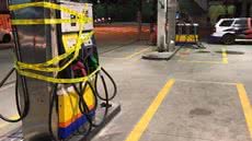 Dois postos de Praia Grande continuam lacrados após autuações da ANP por irregularidades na venda de combustíveis - Imagem: Reprodução