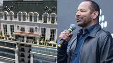 O tríplex, que foi lar de Luciana Gimenez e Marcelo de Carvalho, possui 1.388 m² e comodidades exclusivas - Imagem: Reprodução/ Foto: Reinaldo Campos / Santos FC