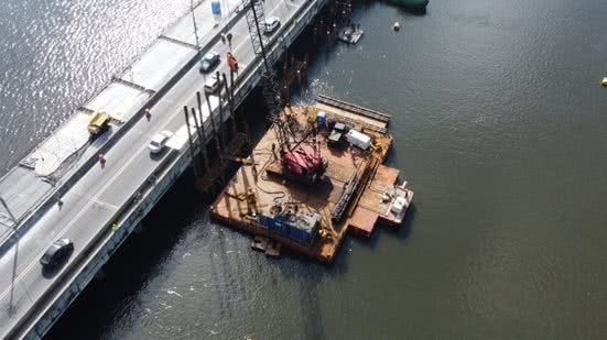 Com 7,5 km de extensão, o novo percurso do VLT promete facilitar a vida de mais de 150 mil pessoas na região - Imagem: Divulgação / Prefeitura de São Vicente