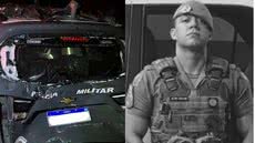 Análise da Artesp revela má conservação dos pneus da carreta envolvida no acidente que vitimou policiais em São Paulo - Foto: Reprodução/CCI Artesp