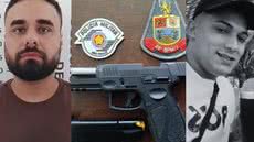 Luis Henrique, autor dos disparos, teve prisão preventiva decretada e alegou medo ao justificar sua ação violenta após o crime - Foto: Divulgação/ PM/ Redes Sociais