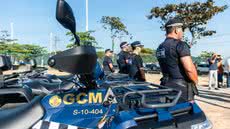 A Guarda Civil Municipal agiu rapidamente e prendeu os assaltantes - Imagem: Divulgação / Prefeitura de São Vicente