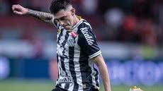 Escobar tem uma lesão no adutor da coxa esquerda - Foto: Raul Baretta / Santos FC