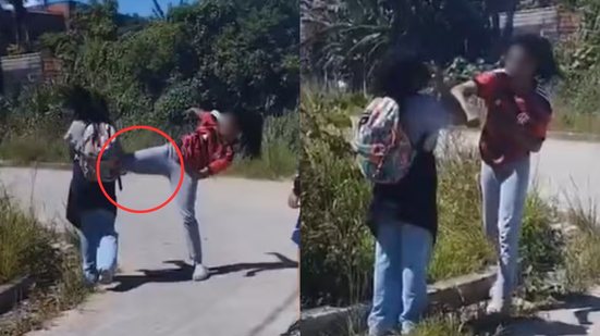 Cenas de violência em Guarujá chocam autoridades e comunidade escolar, com investigação focada na agressora e seus responsáveis - Imagem: Reprodução