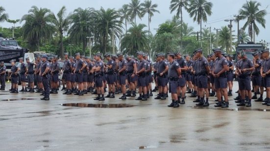 Polícia Militar e outras forças ampliam efetivo e recursos para atender a demanda de segurança na orla - Foto: Nina Barbosa