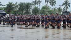 Polícia Militar e outras forças ampliam efetivo e recursos para atender a demanda de segurança na orla - Foto: Nina Barbosa