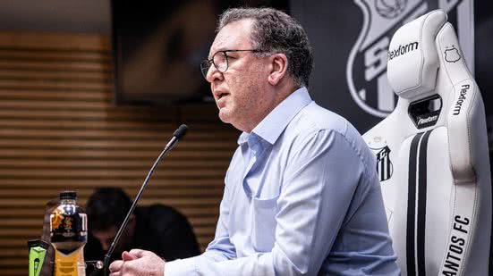 Marcelo Teixeira confirma desejo de manter Neymar e destaca importância da negociação para o futuro do Santos - Foto: Raul Baretta/ Santos FC