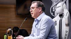 Marcelo Teixeira confirma desejo de manter Neymar e destaca importância da negociação para o futuro do Santos - Foto: Raul Baretta/ Santos FC